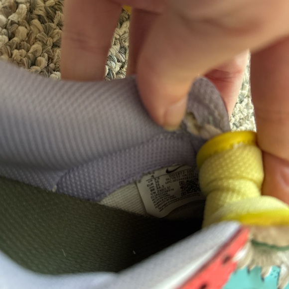 Nike Dunks Kids Colorful Sneakers - Red, Purple, Green - Picture 5 of 6